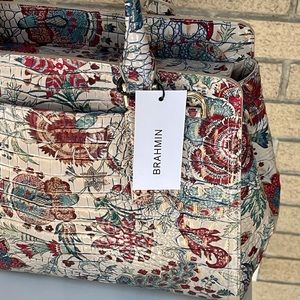 BRAHMIN Finley Melbourne Leather Satchel NWT